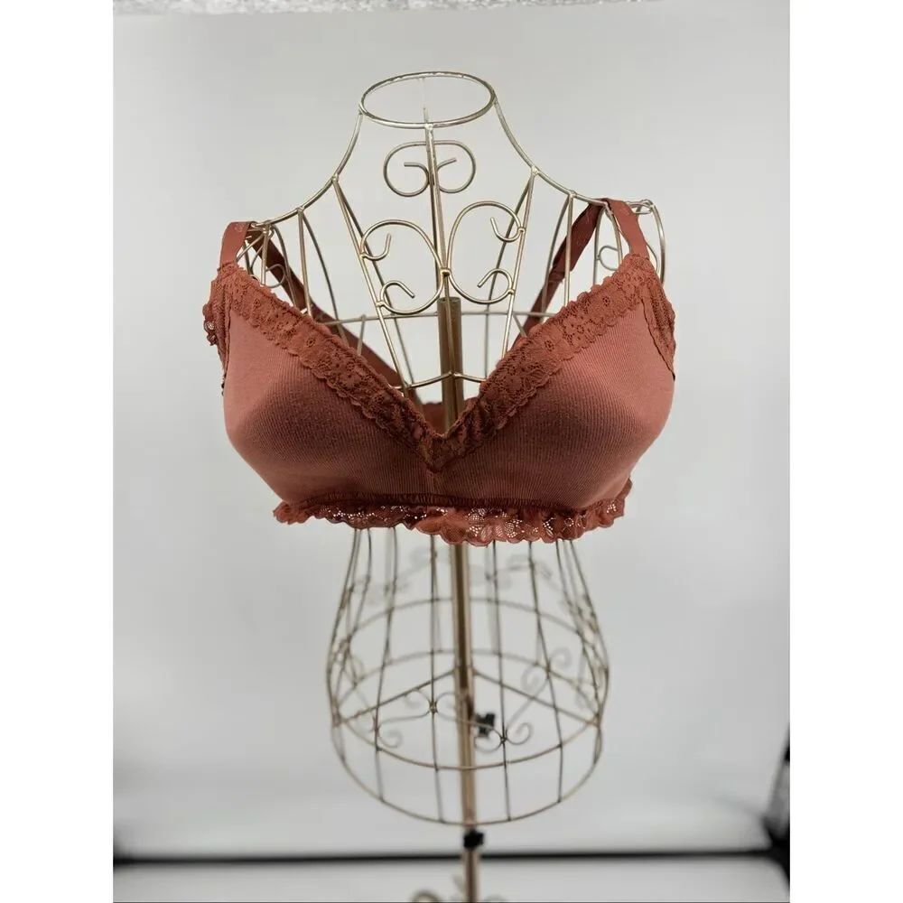Aerie Lace Trim Soft Cup Bra 40DD